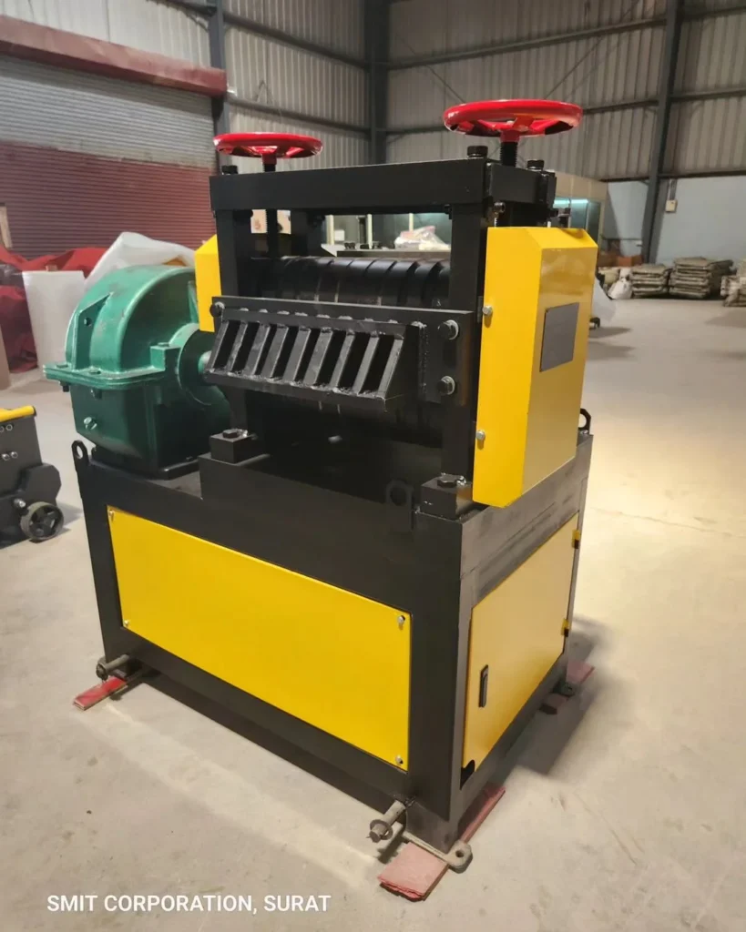 scrap bar straightening machine